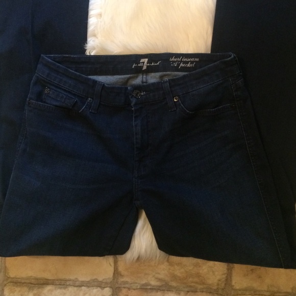7 For All Mankind Short Inseam A Pocket