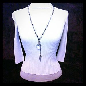 Blue asphalt turtleneck