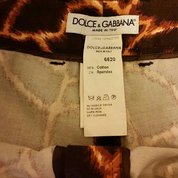 100% Authentic Dolce & Gabbana Capri Pants!!