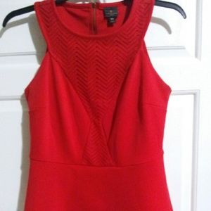 HOST PICK Bright red top with a flare bottom