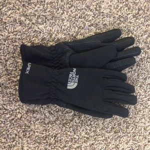 North Face Black Gloves