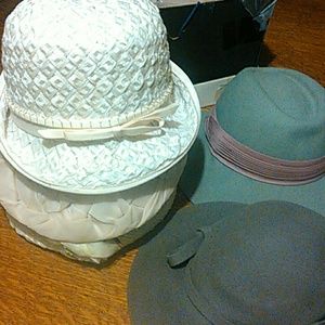 5 vintage hats all 5 one price