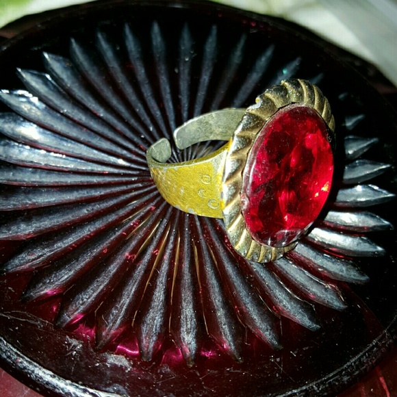 movie prop Jewelry Movie Prop From Tv Show Xena Ruby Ring Poshmark