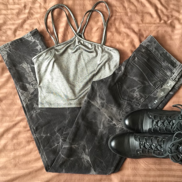 HP๐ Express low rise skinny Stella stretch jean 2 - Picture 2 of 4