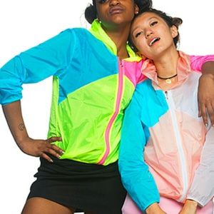 Inu inu neon windbreaker
