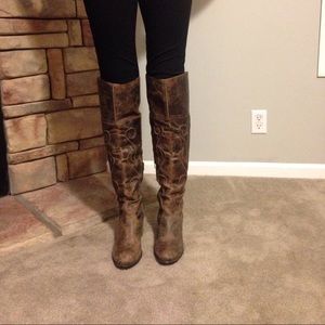 Carlos Santana Knee High Boots