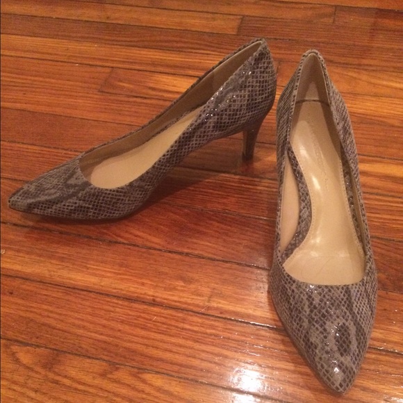 Banana republic snakeskin stilettos