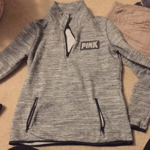 Pink by Victoria Secret Half Zip Up