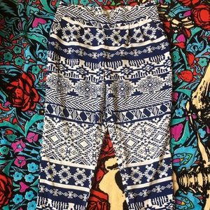 Charlotte Russe Tribal Print Pants