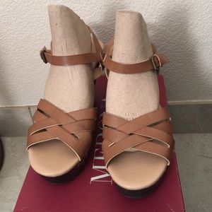 Cute studded platform sandals. Like new only