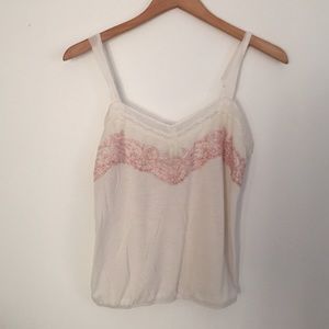 Embroidered tank top