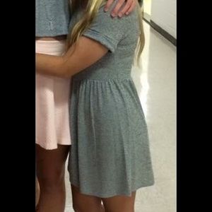 Forever 21 gray skater dress