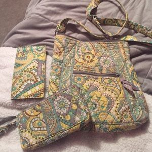Vera Bradley Hipster & wristlet bundle