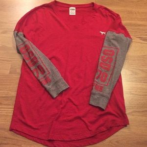 VS PINK Ohio State Buckeyes Long Sleeved tee