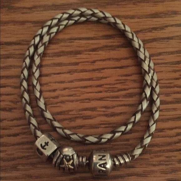 Pandora wrap bracelet and charms