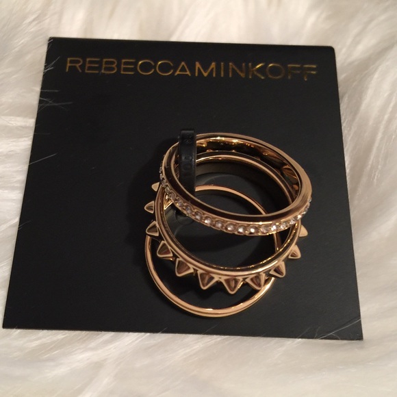 Rebecca Minkoff Stackable rings. Price firm. - Picture 2 of 4