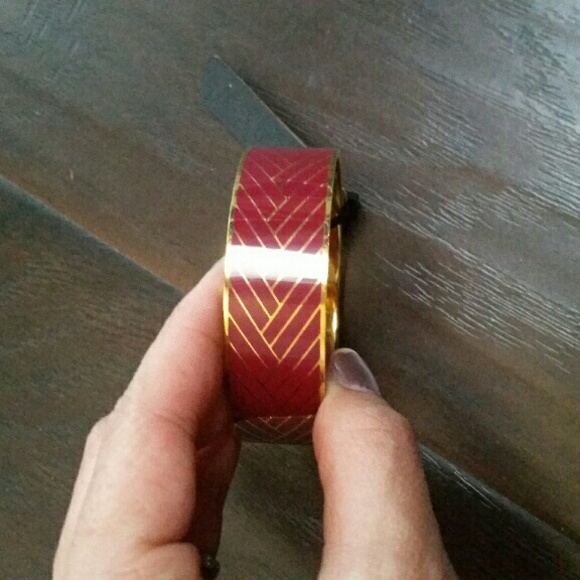New J.Crew Herringbone Bangle