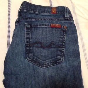 7 for all mankind boot cut jeans
