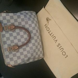 Louie Vuitton Speedy 25 Damier Azur