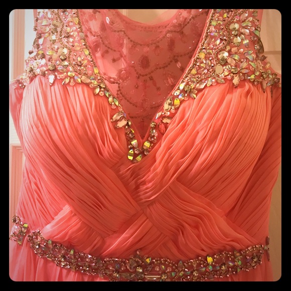 Coral Prom Dress! NWT