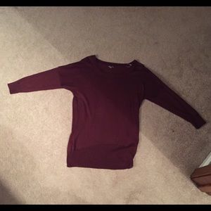 Marroon Sweater Top