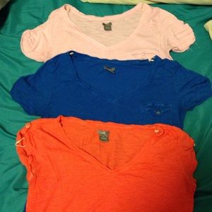 Aerie relaxed fit tee shirts ($6 each,$14 for all)