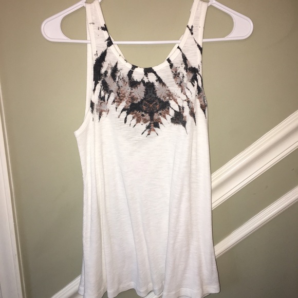 Tribal print tank top strappy