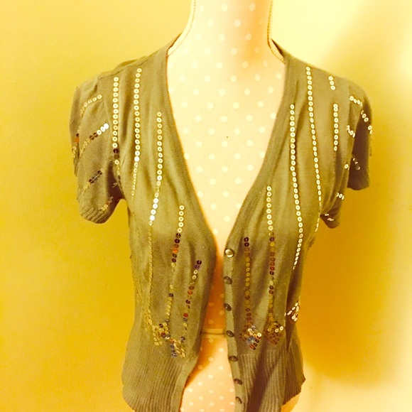 Sequin crop top. Super cute!