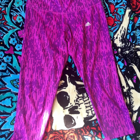 Adidas Purple Capris