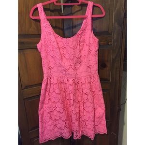 Lilly Pulitzer Pink Lace Dress