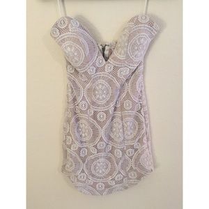 White Lace Peppermayo Dress