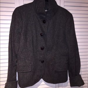 J Crew, herringbone blazer