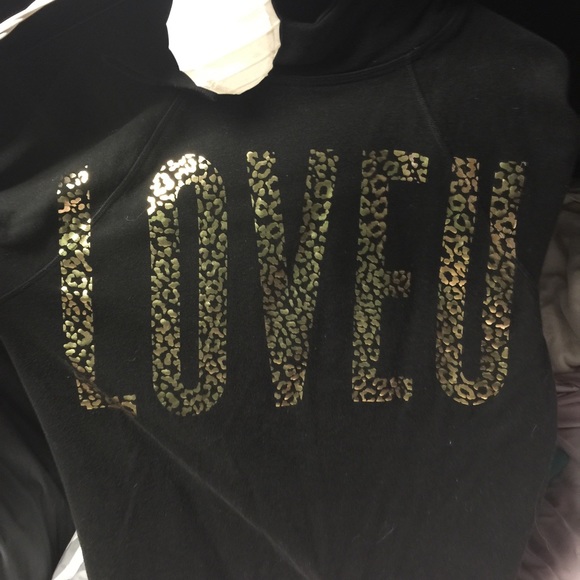 Victoria Secret Black Half Zip