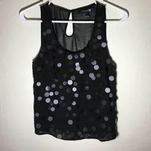 Forever 21 sequin crop top