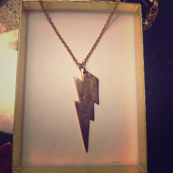 Lightening bolt necklace