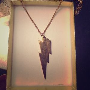 Lightening bolt necklace