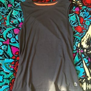 Grey Sleeveless Exercise Tank