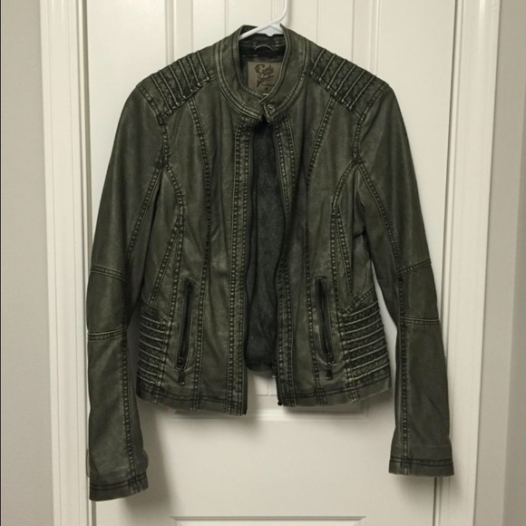Green Leather Jacket