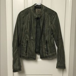 Green Leather Jacket