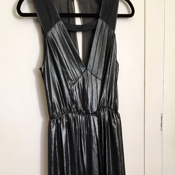 Elegant silver dress