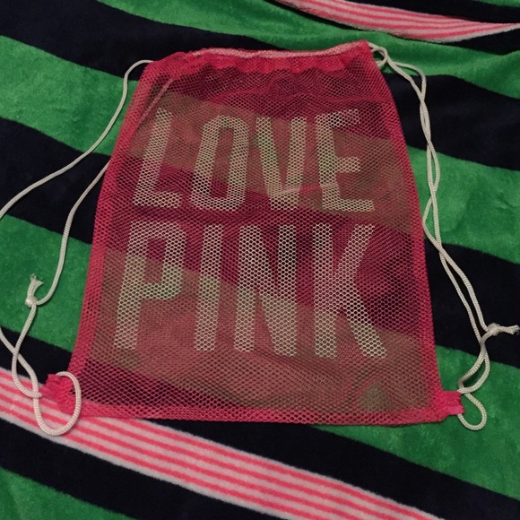 PINK mesh bag