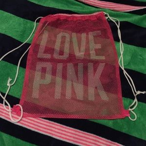 PINK mesh bag