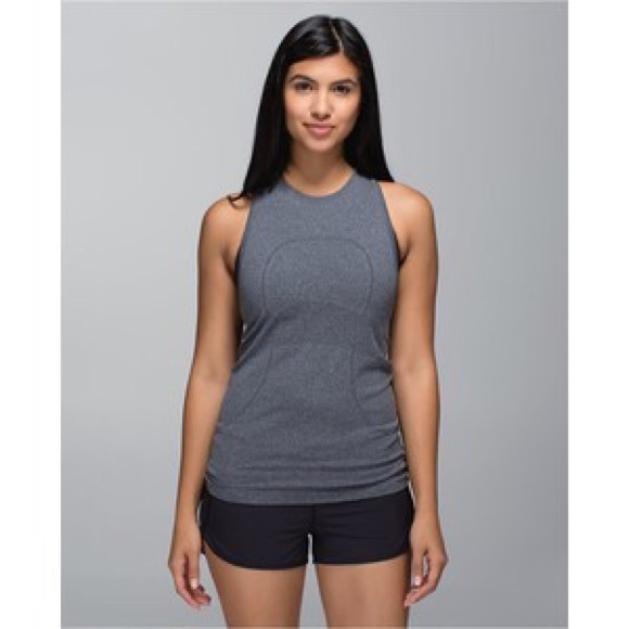 lululemon athletica Tops - Lululemon gray run swiftly tank size 6