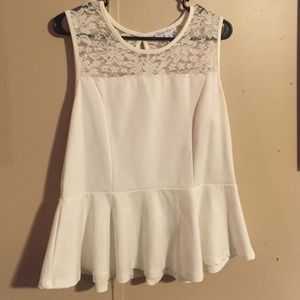 Peplum shirt