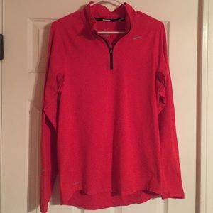 Adult Small All-Red Dri-Fit Nike Running Jacket