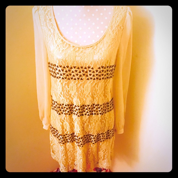 Beautiful Cream Lace Dress