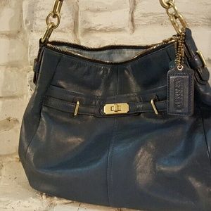 Navy Coach Handbag