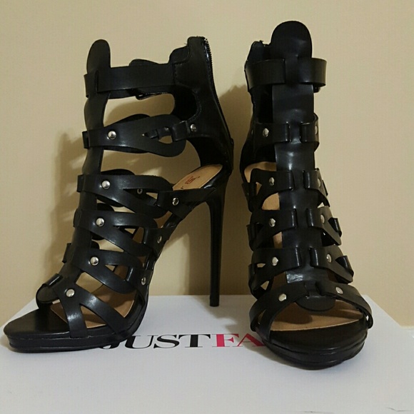 Black 5 inch heels