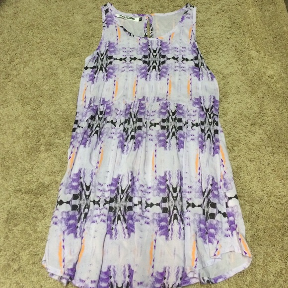 Purple tie dye peek a boo dress 8