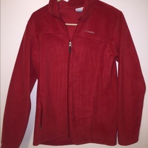 Red Fleece Zipup